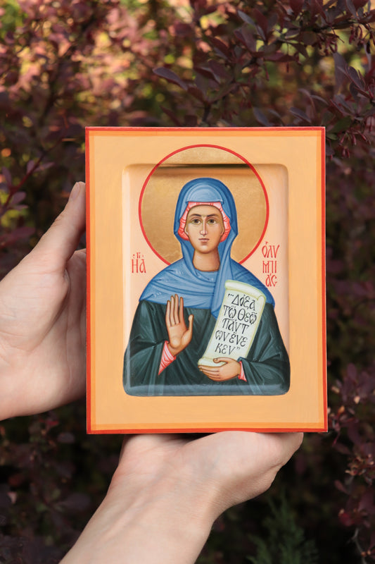 Icon of Saint Olympias the Deaconess