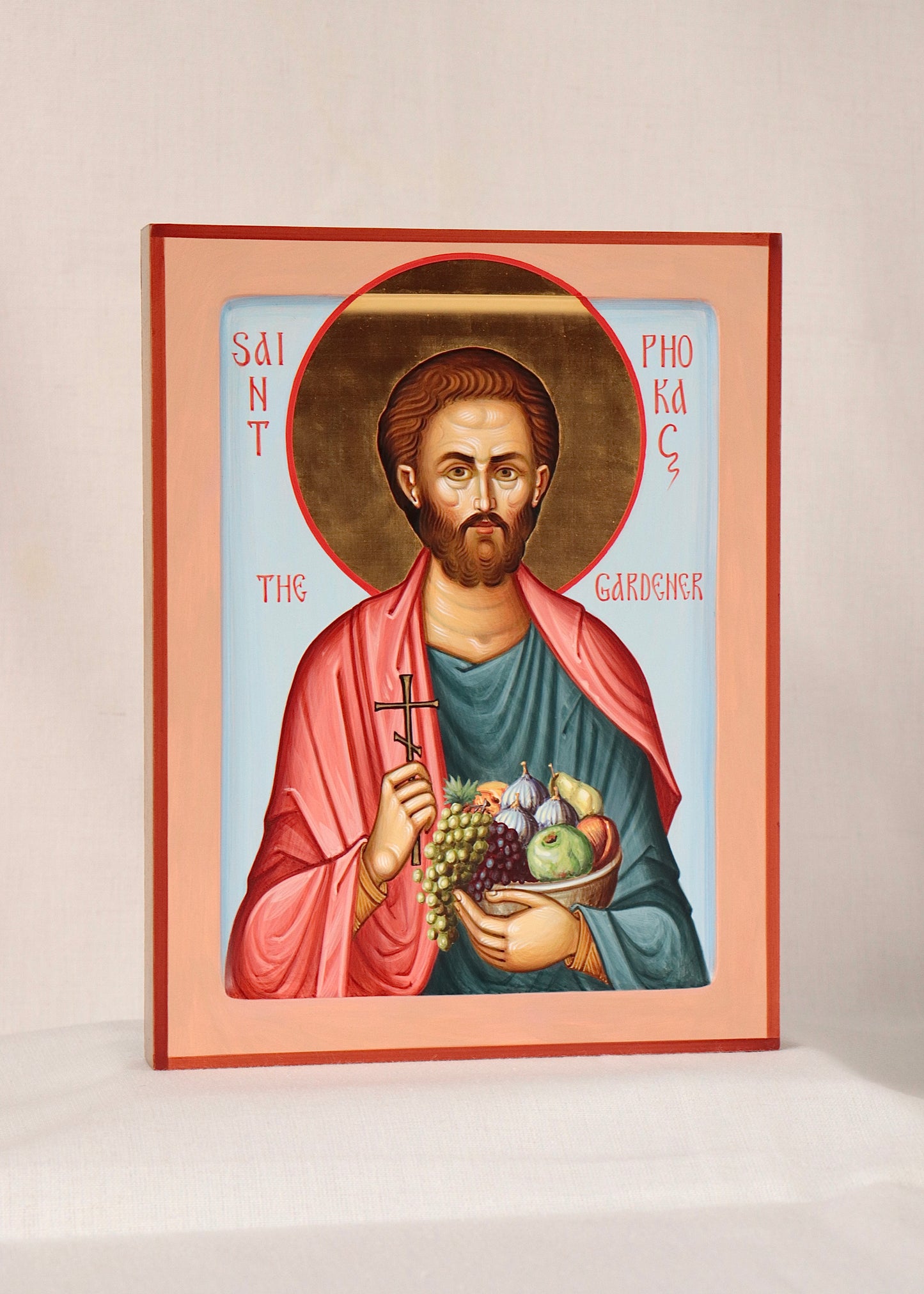 Hand-painted Icon of Saint Phocas