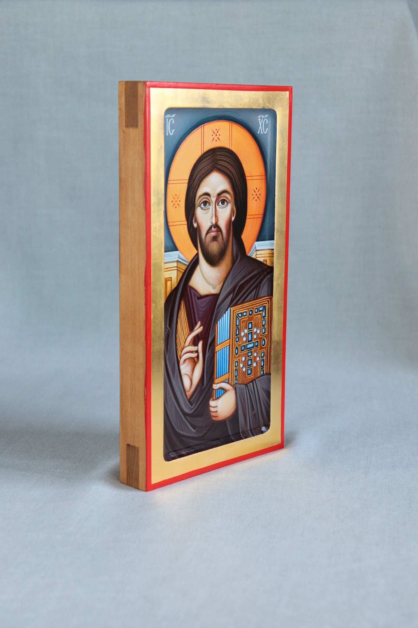 Hand-painted Icon of Christ Pantocrator