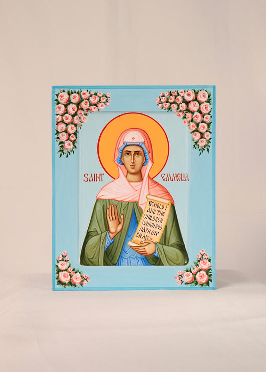 Hand-painted Icon of Saint Emilia