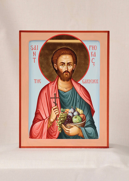 Hand-painted Icon of Saint Phocas