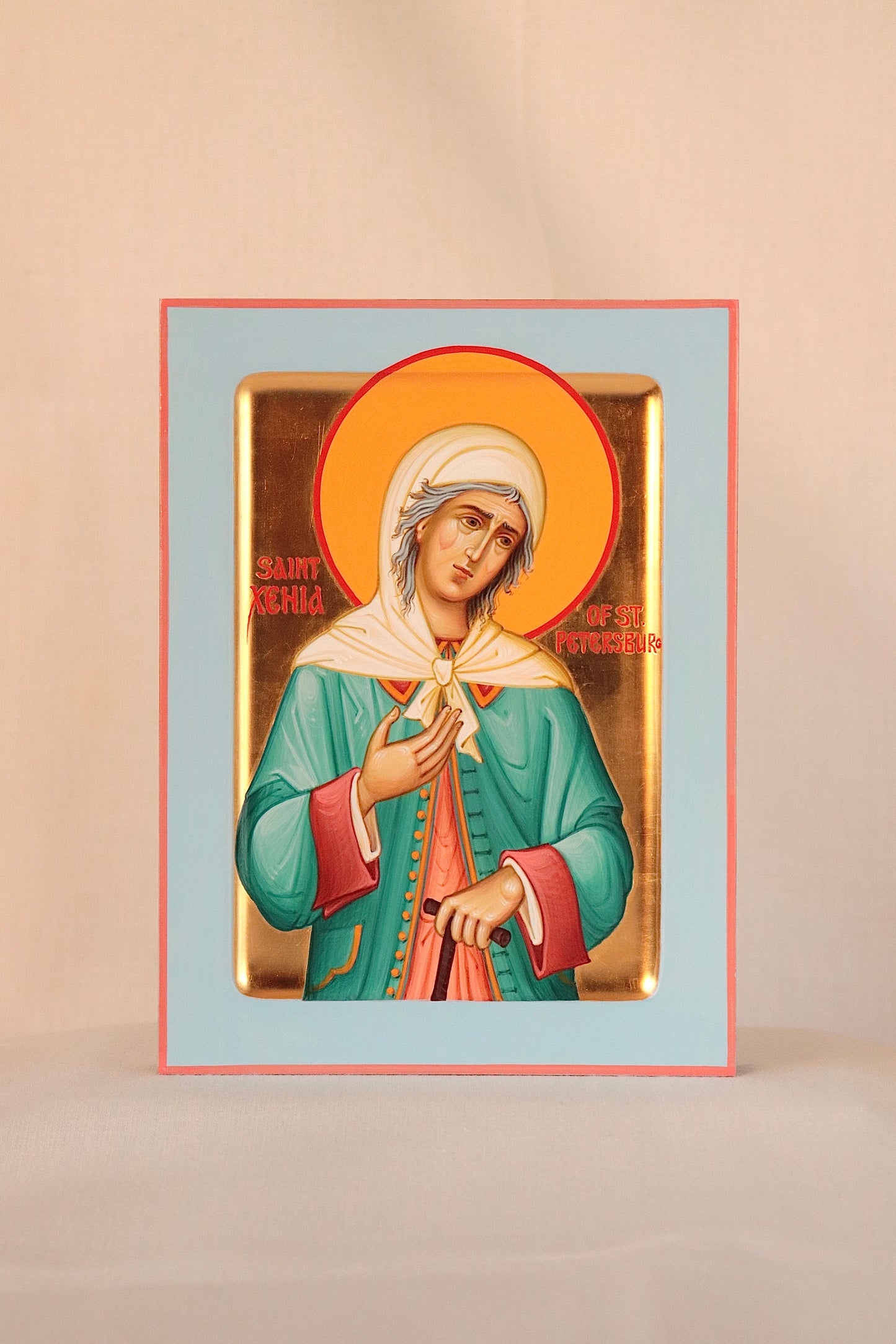 Hand-painted Icon of Saint Xenia