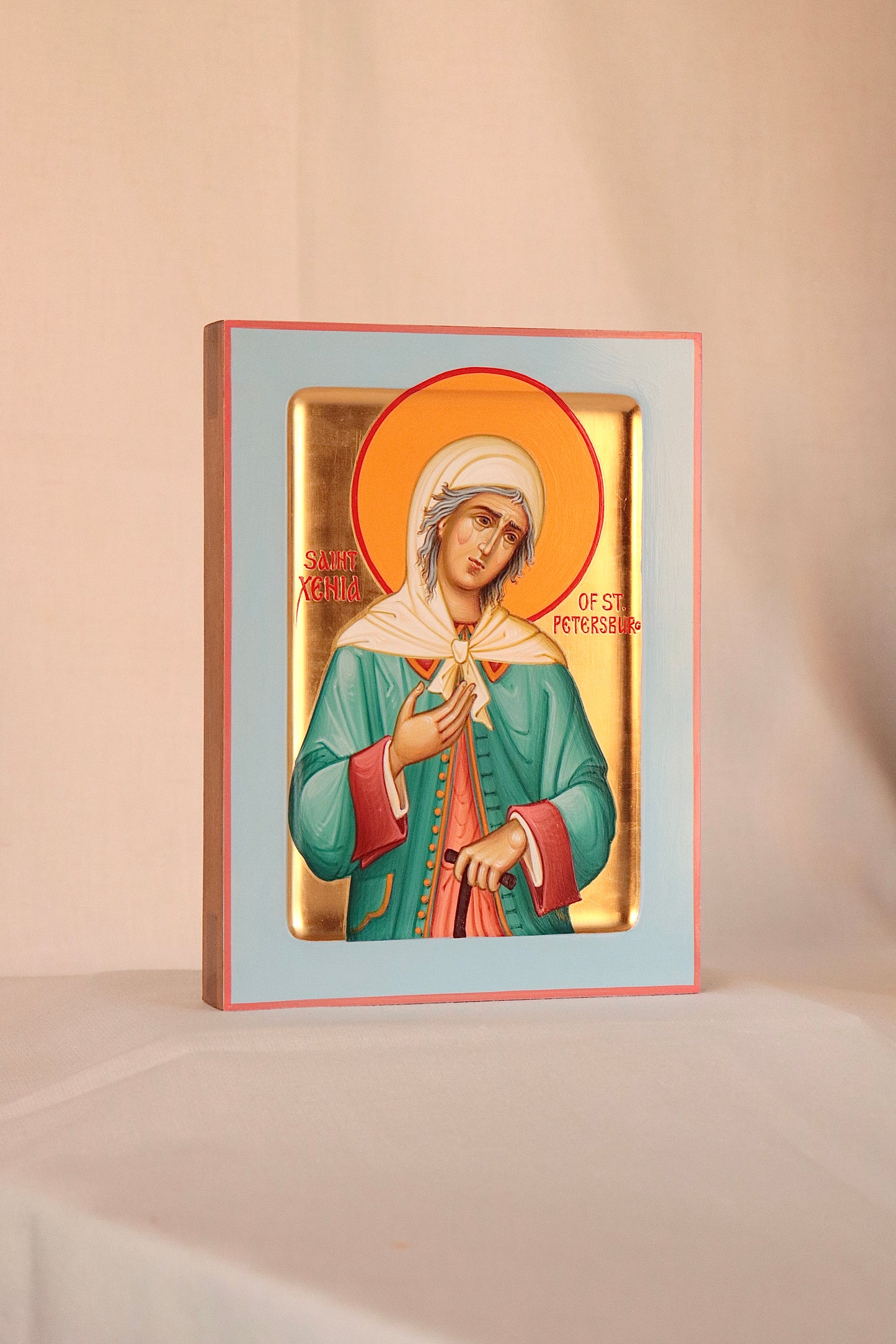 Hand-painted Icon of Saint Xenia