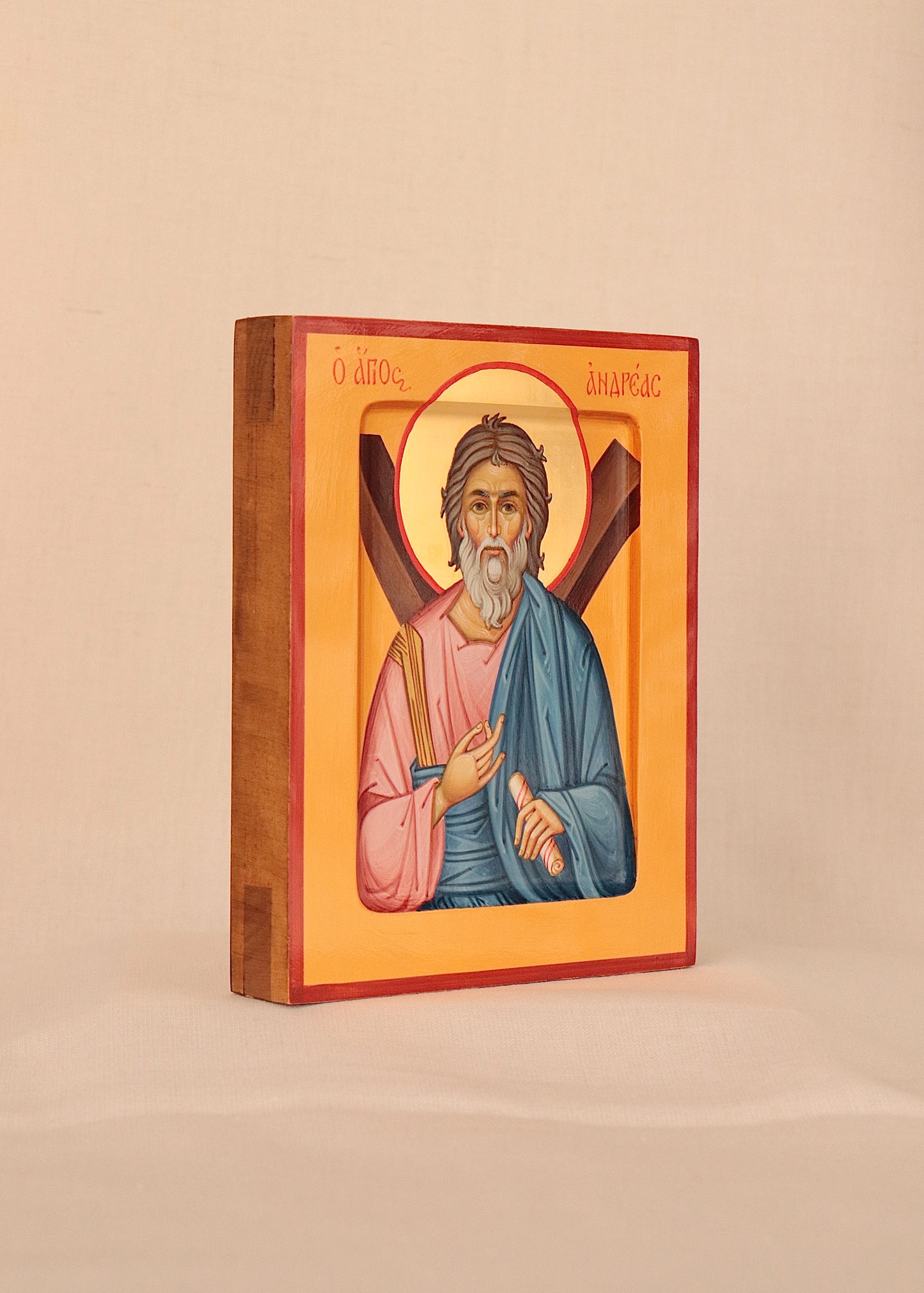 Hand-painted Icon of Saint Apostle Andrew