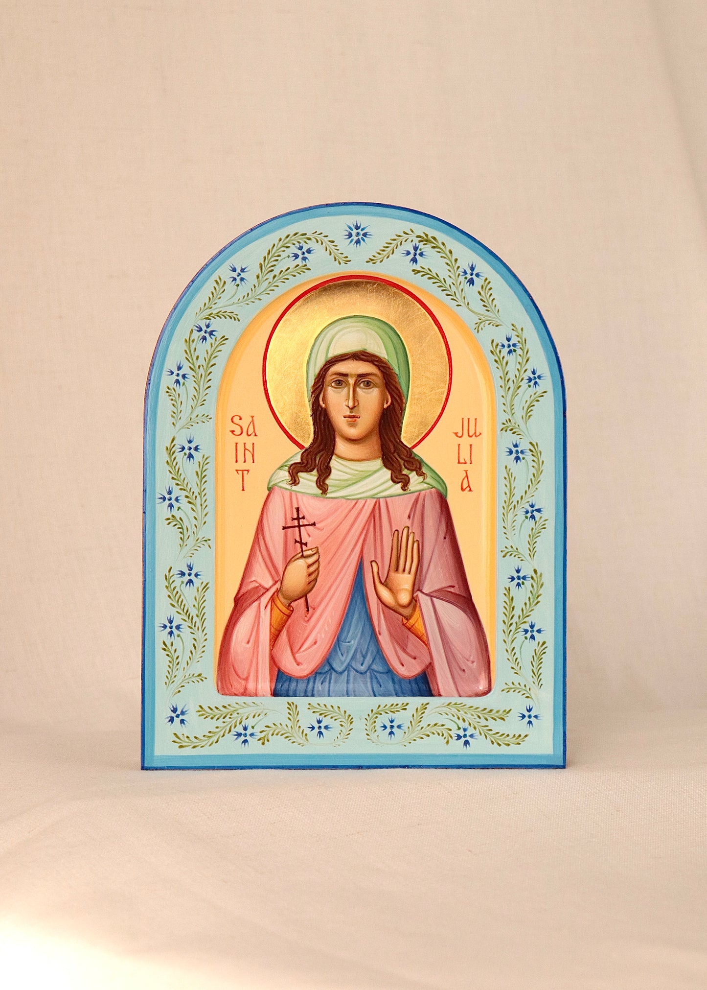 Hand-painted Icon of St. Julia of Carthage