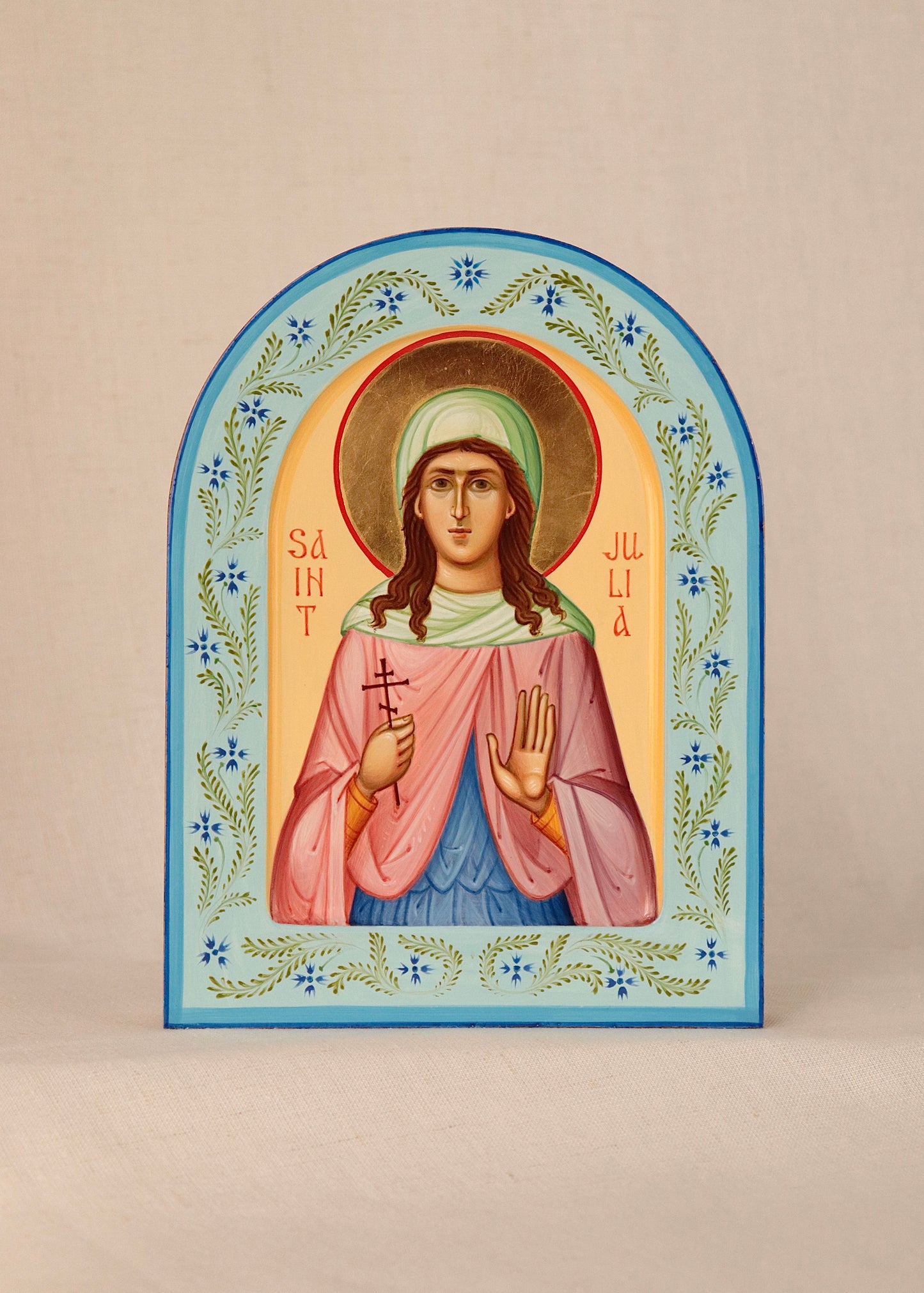 Hand-painted Icon of St. Julia of Carthage