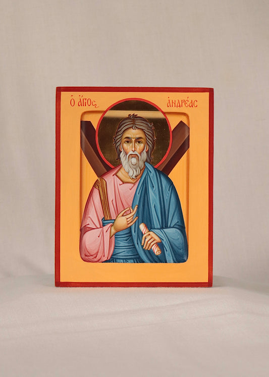 Hand-painted Icon of Saint Apostle Andrew