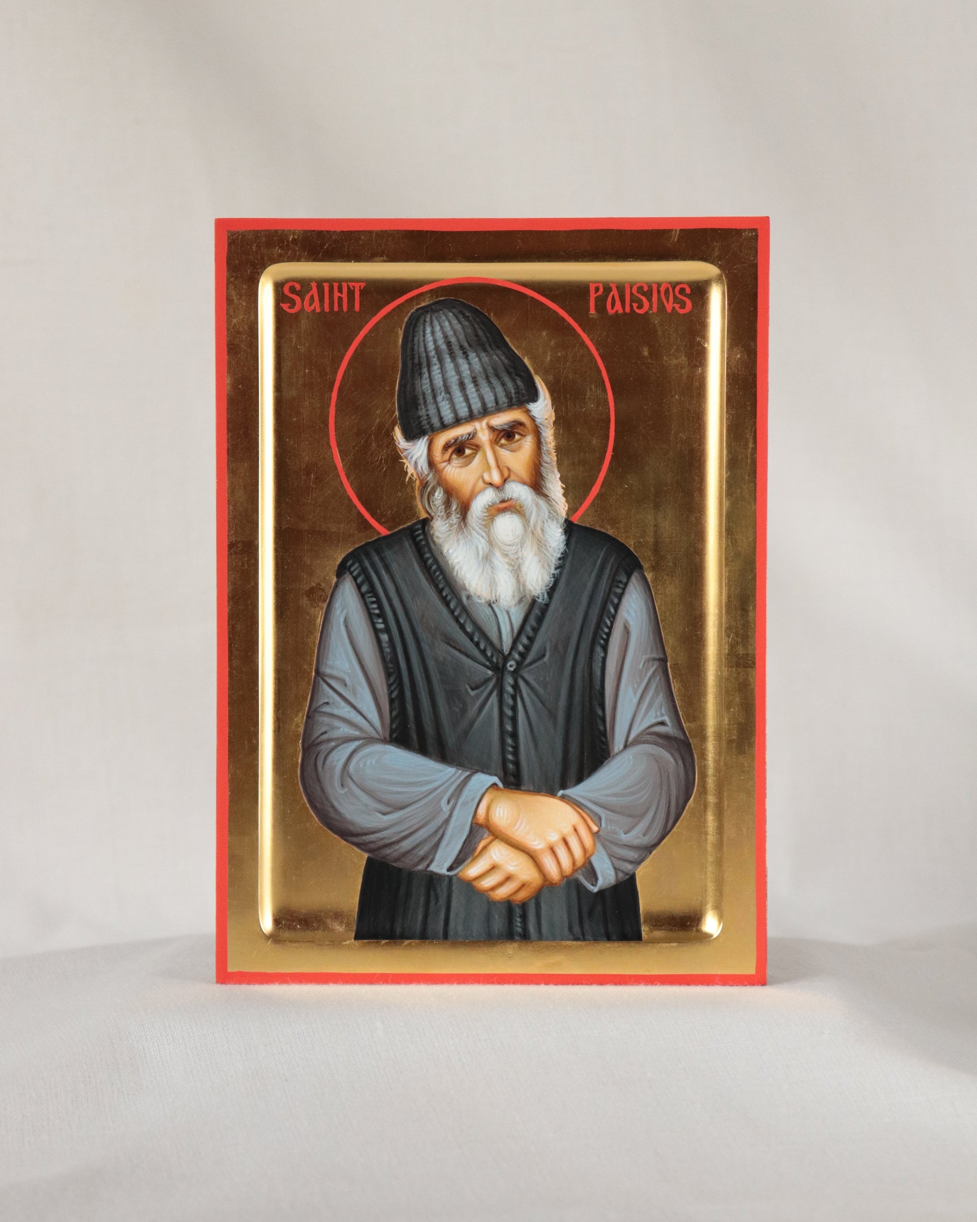 Hand-painted Icon of Saint Paisios