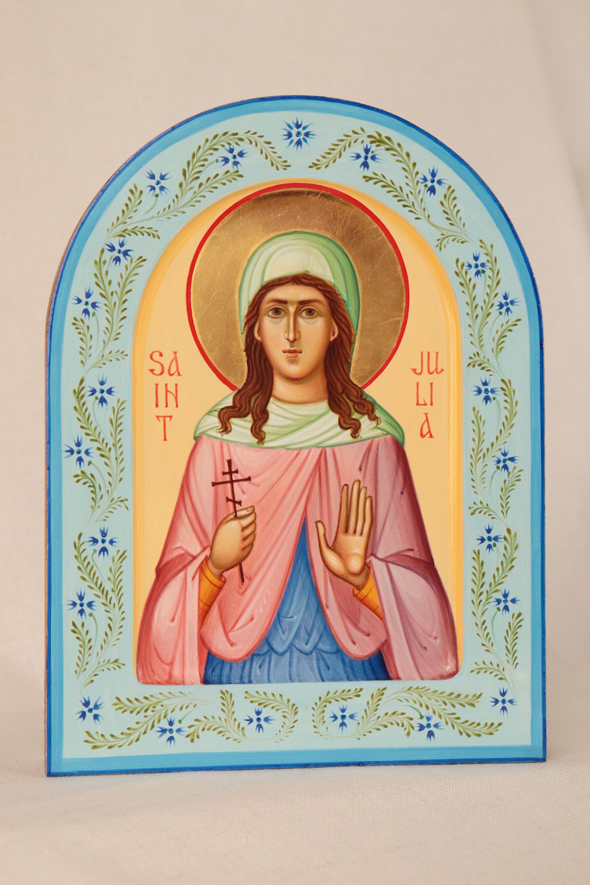 Hand-painted Icon of St. Julia of Carthage