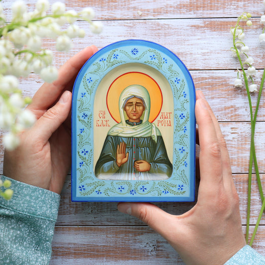 Hand-painted Icon of St. Matrona