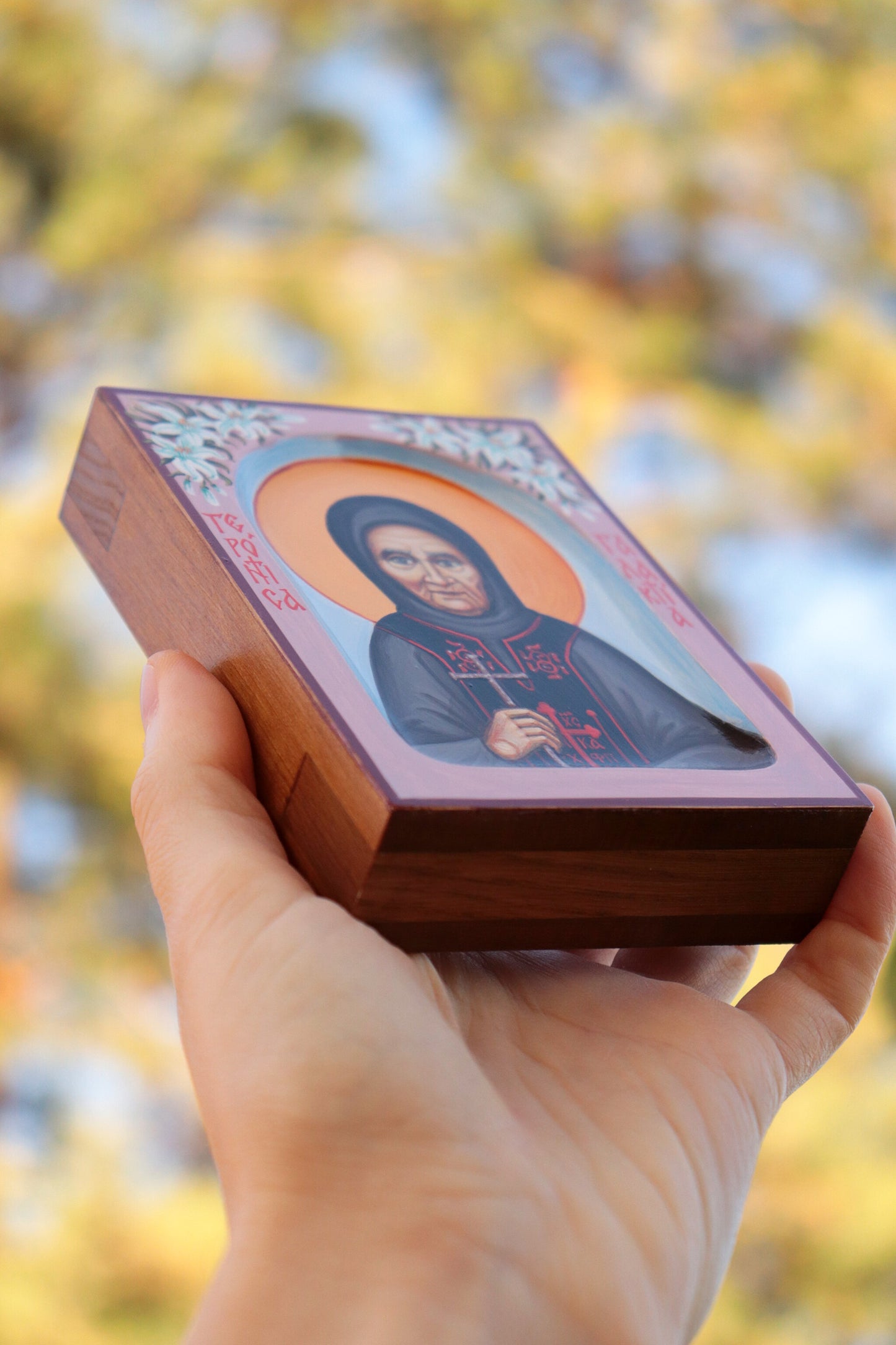 Hand-painted Icon of St.Galaktia