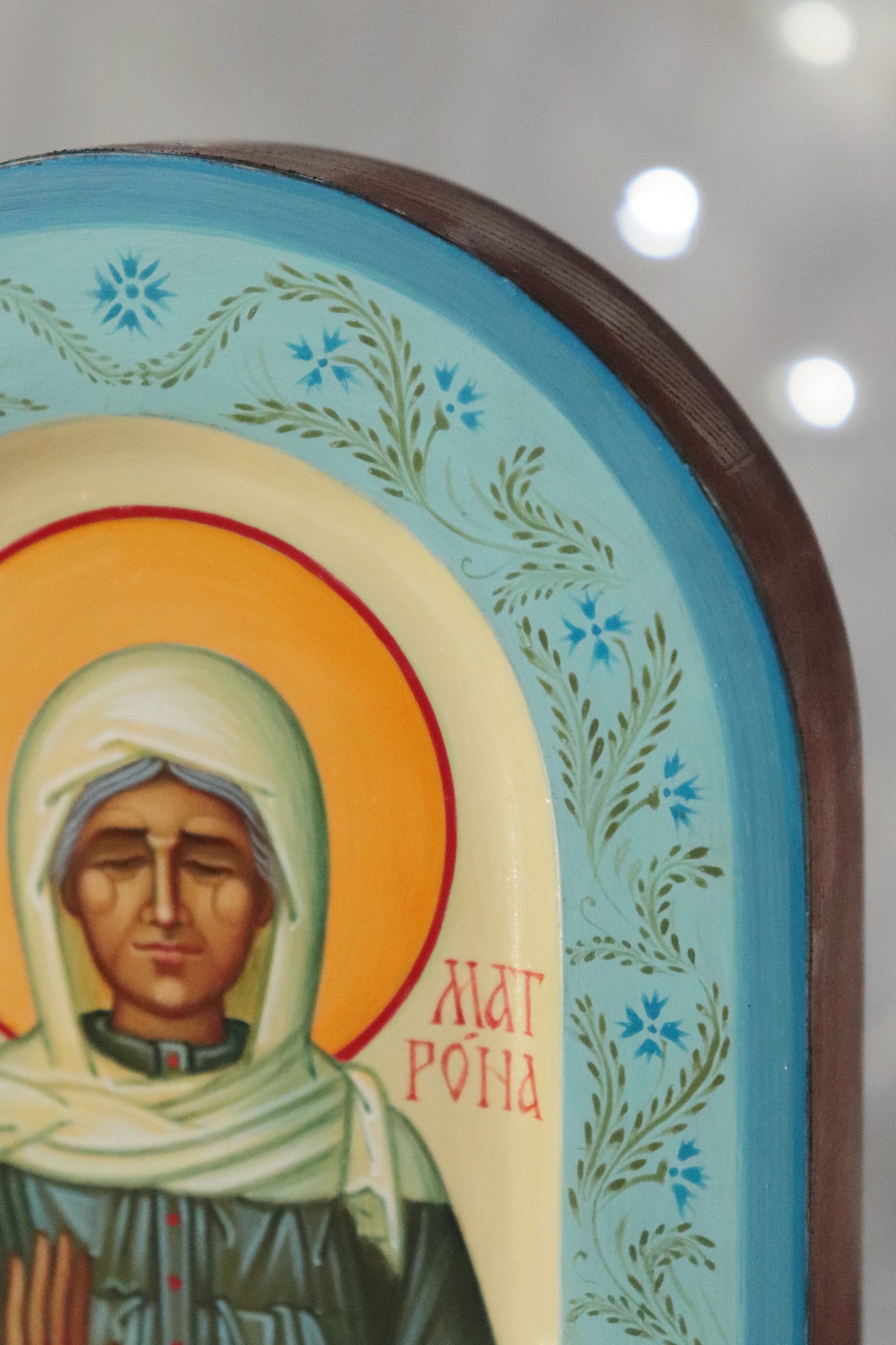 Hand-painted Icon of St. Matrona