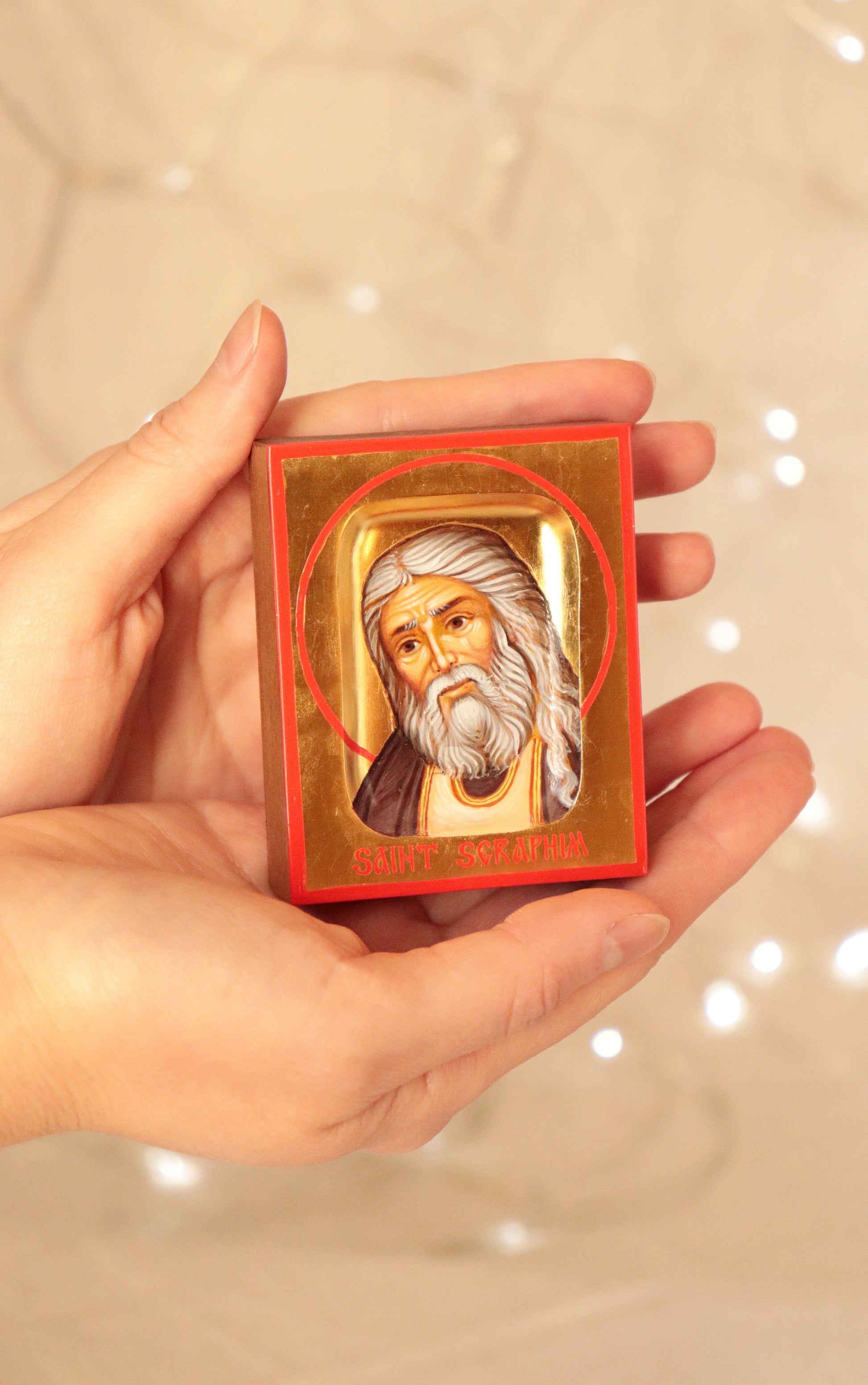 Hand-painted Icon of St. Seraphim of Sarov