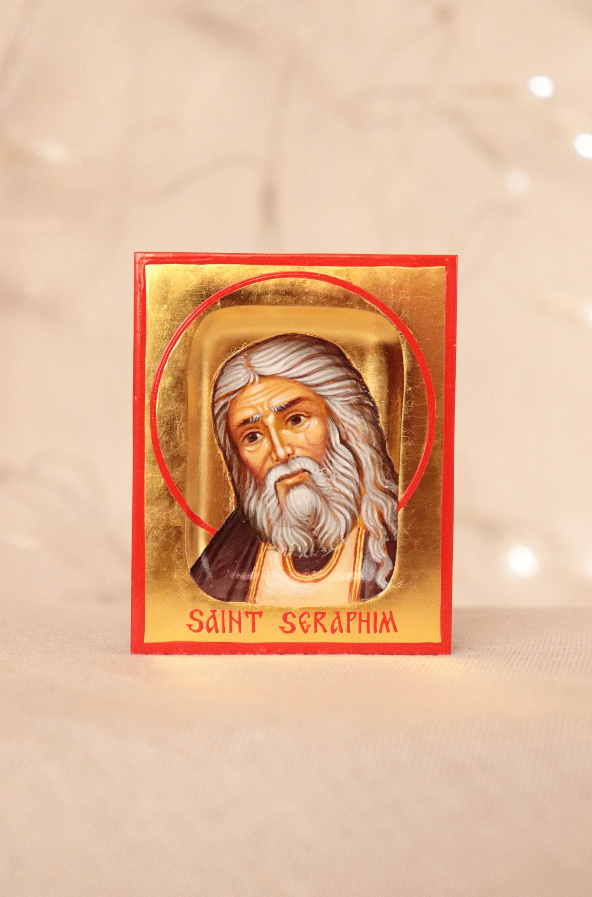 Hand-painted Icon of St. Seraphim of Sarov