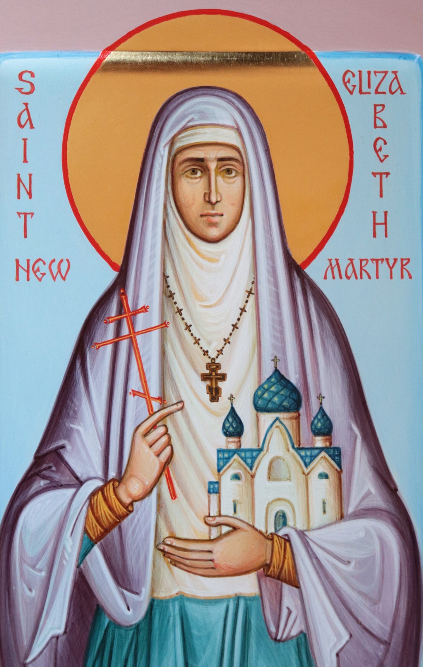 Hand-painted Icon of St. Elizabeth the New Martyr