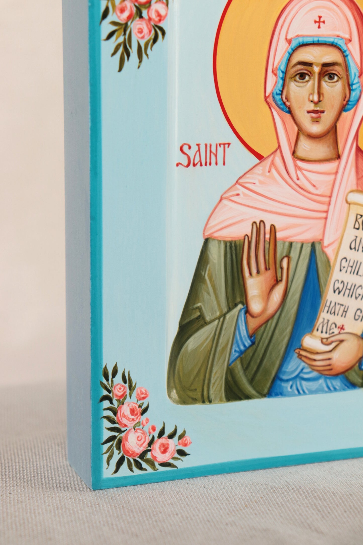 Hand-painted Icon of Saint Emilia