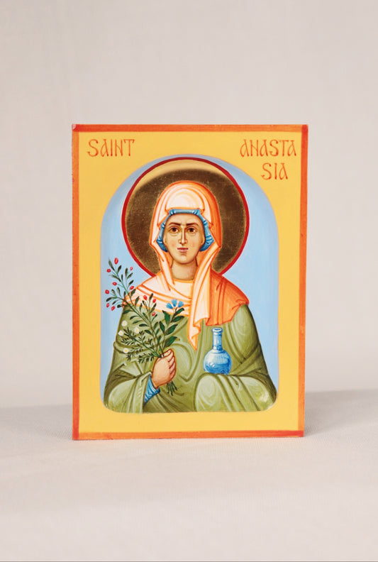 Hand-painted Icon of St. Anastasia