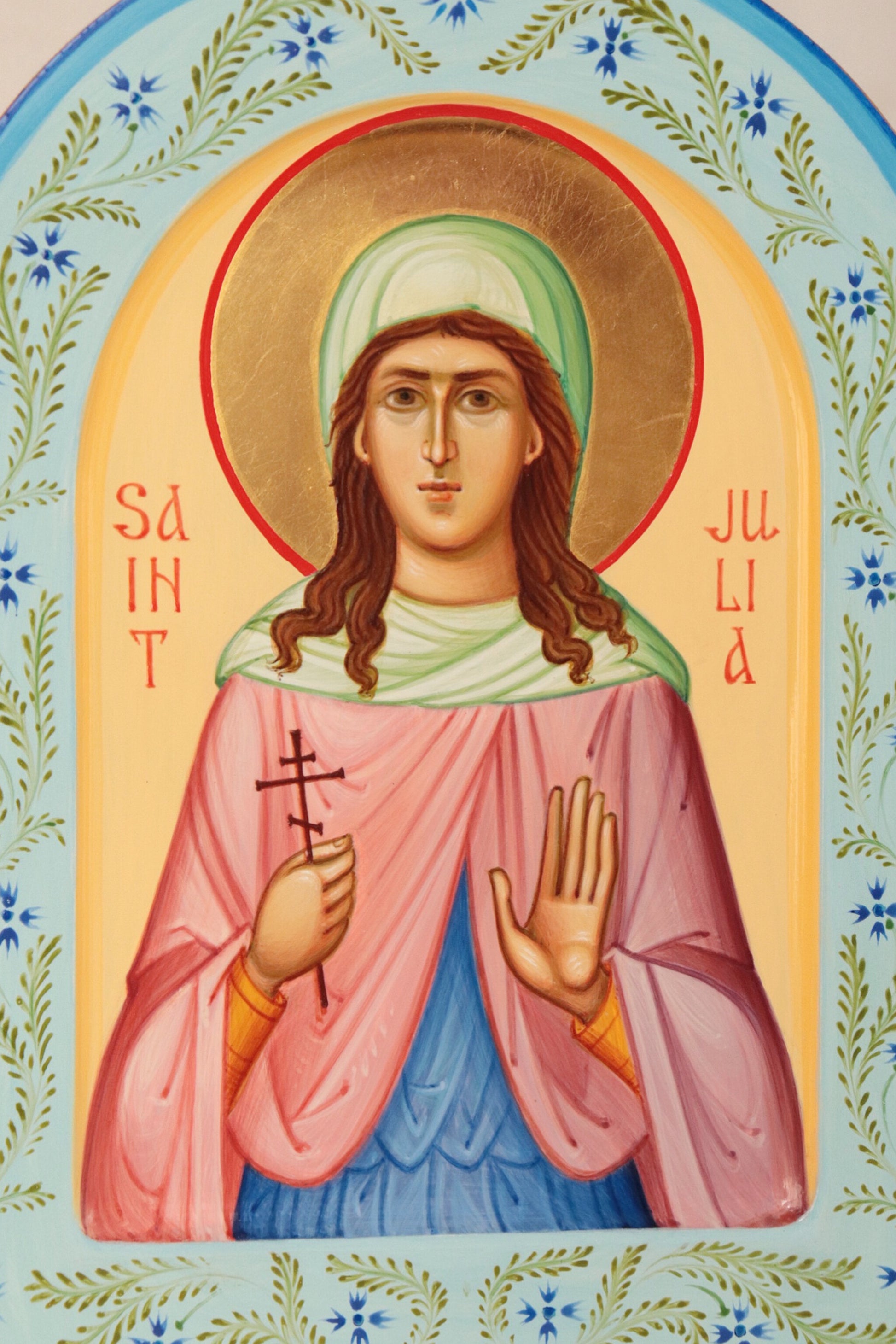 Hand-painted Icon of St. Julia of Carthage