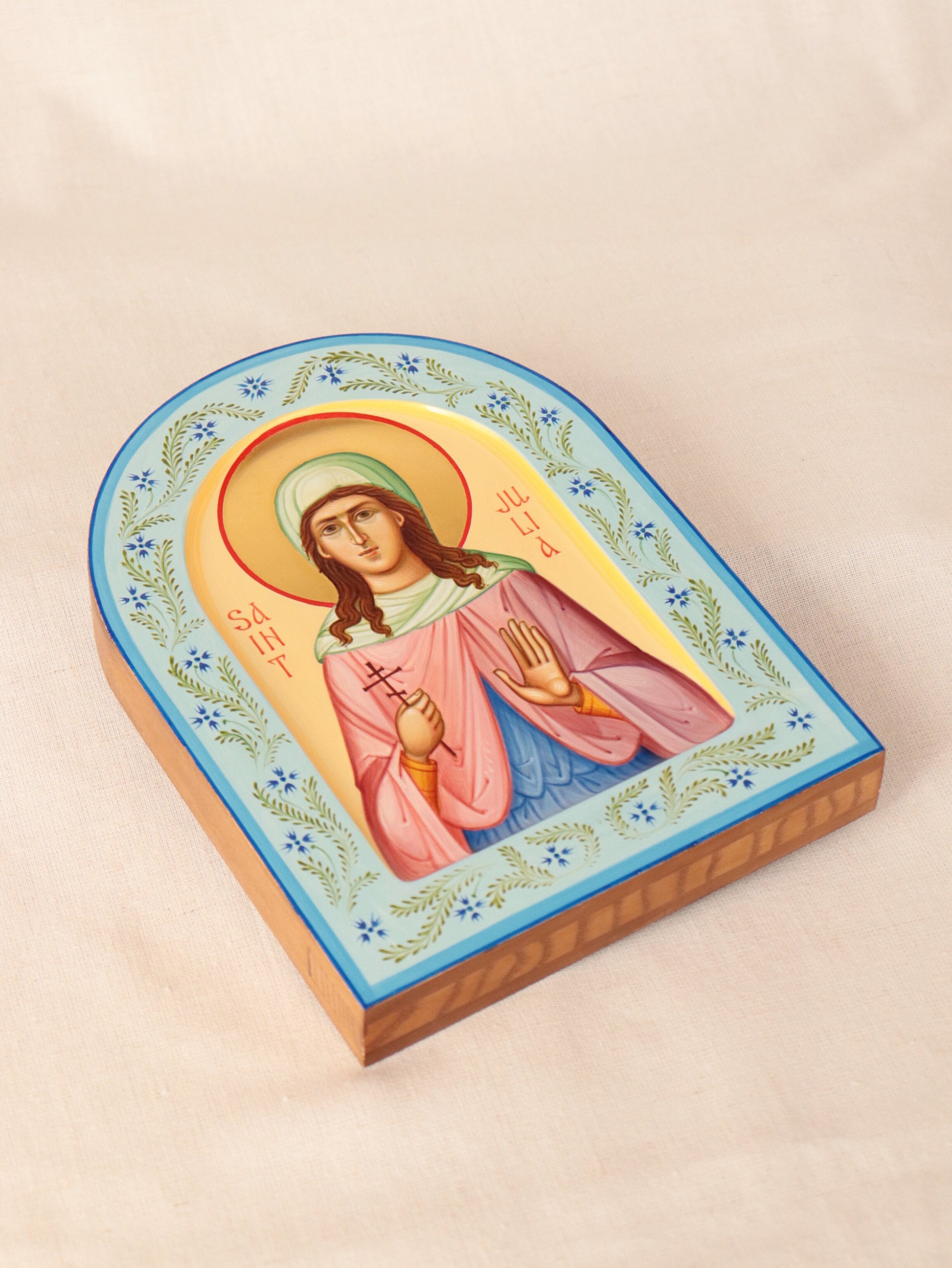 Hand-painted Icon of St. Julia of Carthage