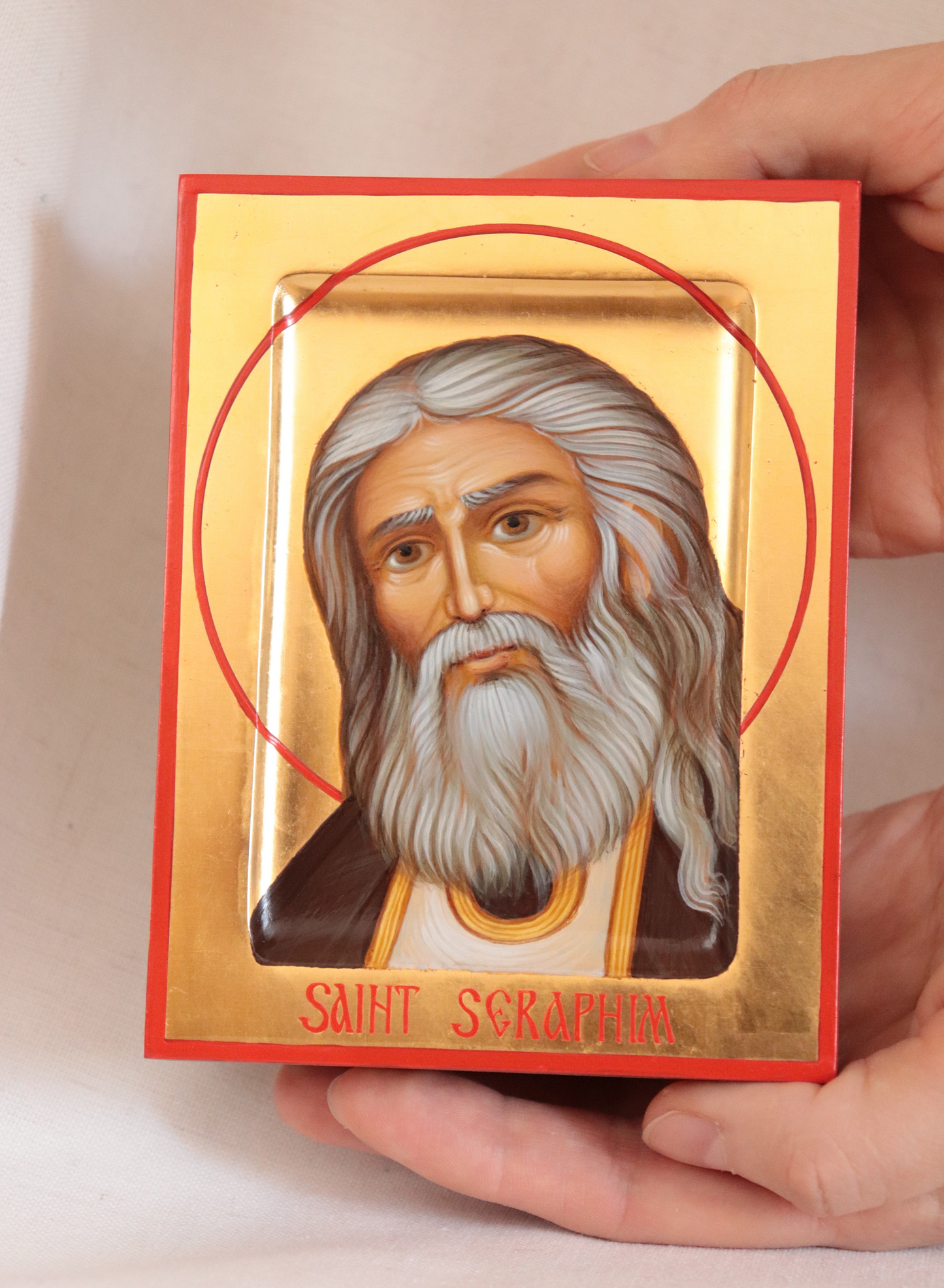 Hand-painted Icon of St. Seraphim of Sarov